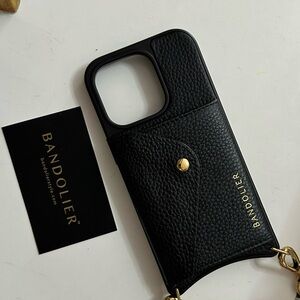 Bandolier Black Crossbody Phone Case IPhone 14 Pro
